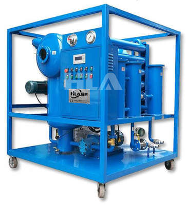 50KW Güç 220V Voltaj 0.04MPa Çalışma Basıncı ile Transformer Yağ Temizleyici Makinesi