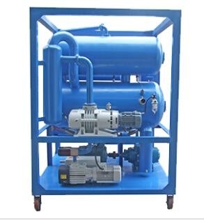 Elektrikli Soğuk Çelik 9000L Transformer Yağ Filtrasyon Makinesi 0-80C sıcaklık için Çift Vakum Pompaları ile