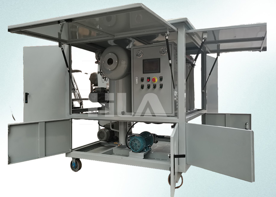 PLC otomatik kontrolü ile üç aşamalı filtreli dönüştürücü yağ filtrasyon makinesi