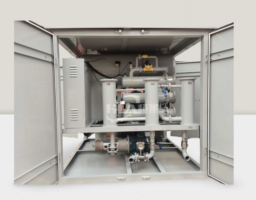 48KW ısıtıcı güç 0,04MPa basınçta etkili yağ temizleme için yağ arıtma makinesi