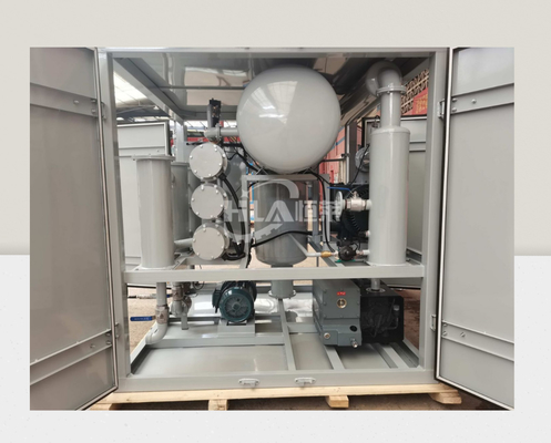 48KW ısıtıcı güç 0,04MPa basınçta etkili yağ temizleme için yağ arıtma makinesi