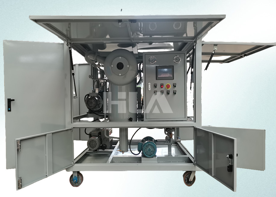 PLC Kontrol Transformörü Elektrik Yağ Temizleyici Makinesi Filtreleme Ekipmanı Aksesuarları ile