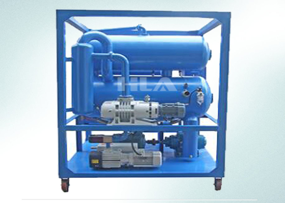 Elektrikli Soğuk Çelik 9000L Transformer Yağ Filtrasyon Makinesi 0-80C sıcaklık için Çift Vakum Pompaları ile