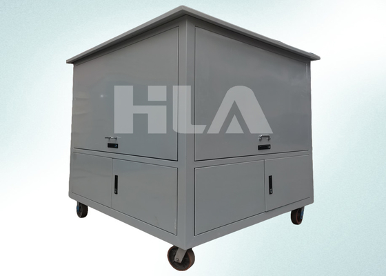 PLC otomatik kontrolü ile üç aşamalı filtreli dönüştürücü yağ filtrasyon makinesi