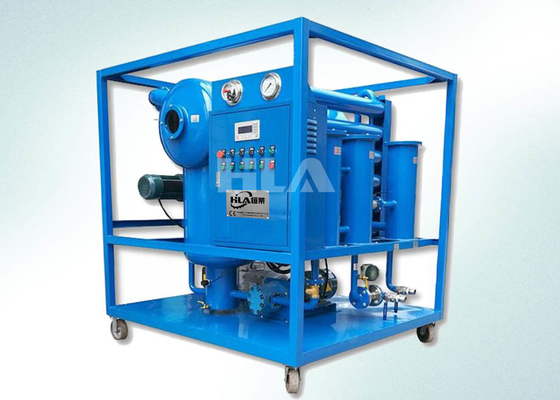 Leybold Pompaları 150L / Min ile Çift Kademeli Yalıtım Trafo Yağı Arıtma Makinesi