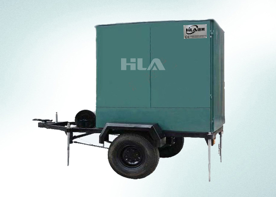 Hareketli Trafo Yağı Arıtma Makinesi 6000 L / saat Akış Hızı