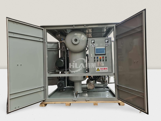 48KW ısıtıcı güç 0,04MPa basınçta etkili yağ temizleme için yağ arıtma makinesi