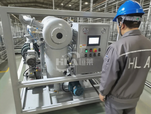 Endüstriyel uygulamalarda 600-18000L/saat yüksek akış hızı için 50KW-150KW Güç Yağı Temizleyici Makinesi